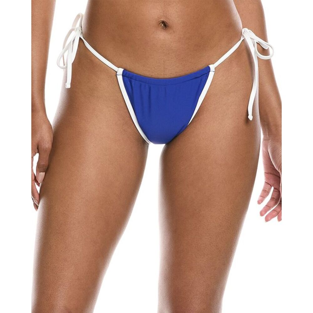 Amanda Uprichard Womens  Sunnie Bikini Bottom, Blue